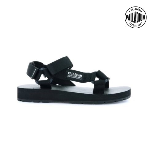 Palladium Outdoorsy Urbanity Women's Sandals Black | UK E860-BSG